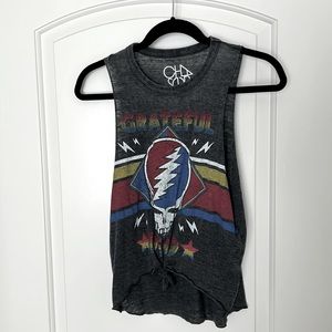 Grateful Dead Tie Front Tank